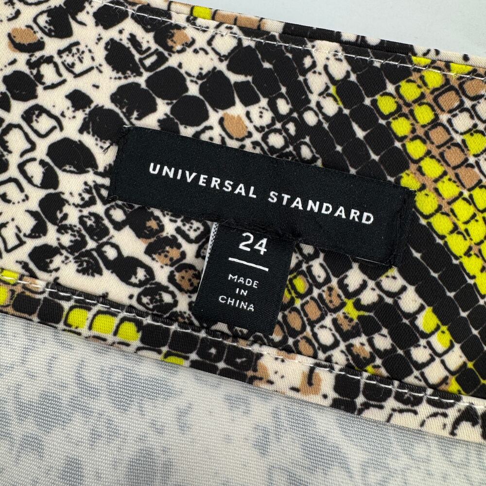 Universal Standard Ceecee Python Midi Bias Skirt … - image 7